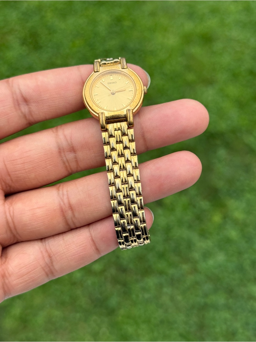 Seiko Japan Vintage Gold Tone Quartz Analog Ladies Watch Classic - Picture 6 of 10